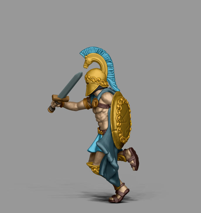 Greek - Hylas  35mm scale - 3D print model 3D print model_7