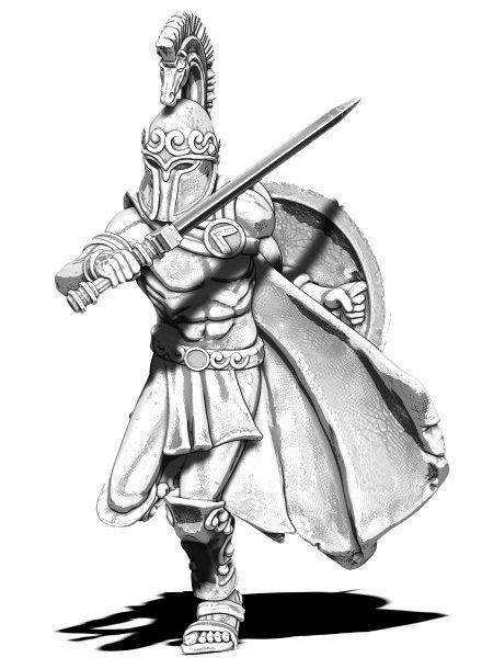 Greek - Hylas  35mm scale - 3D print model 3D print model_3