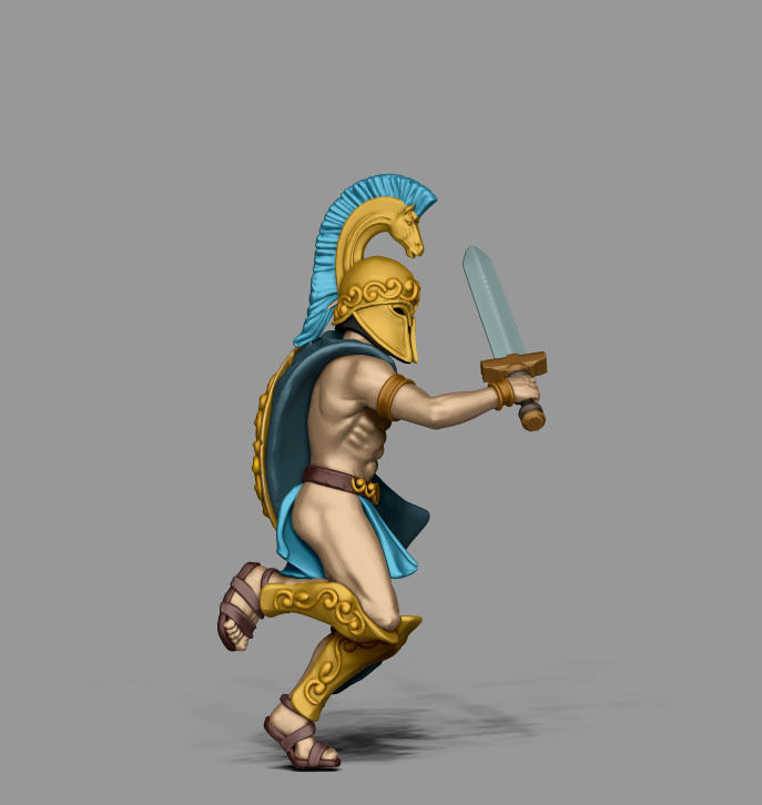 Greek - Hylas  35mm scale - 3D print model 3D print model_8