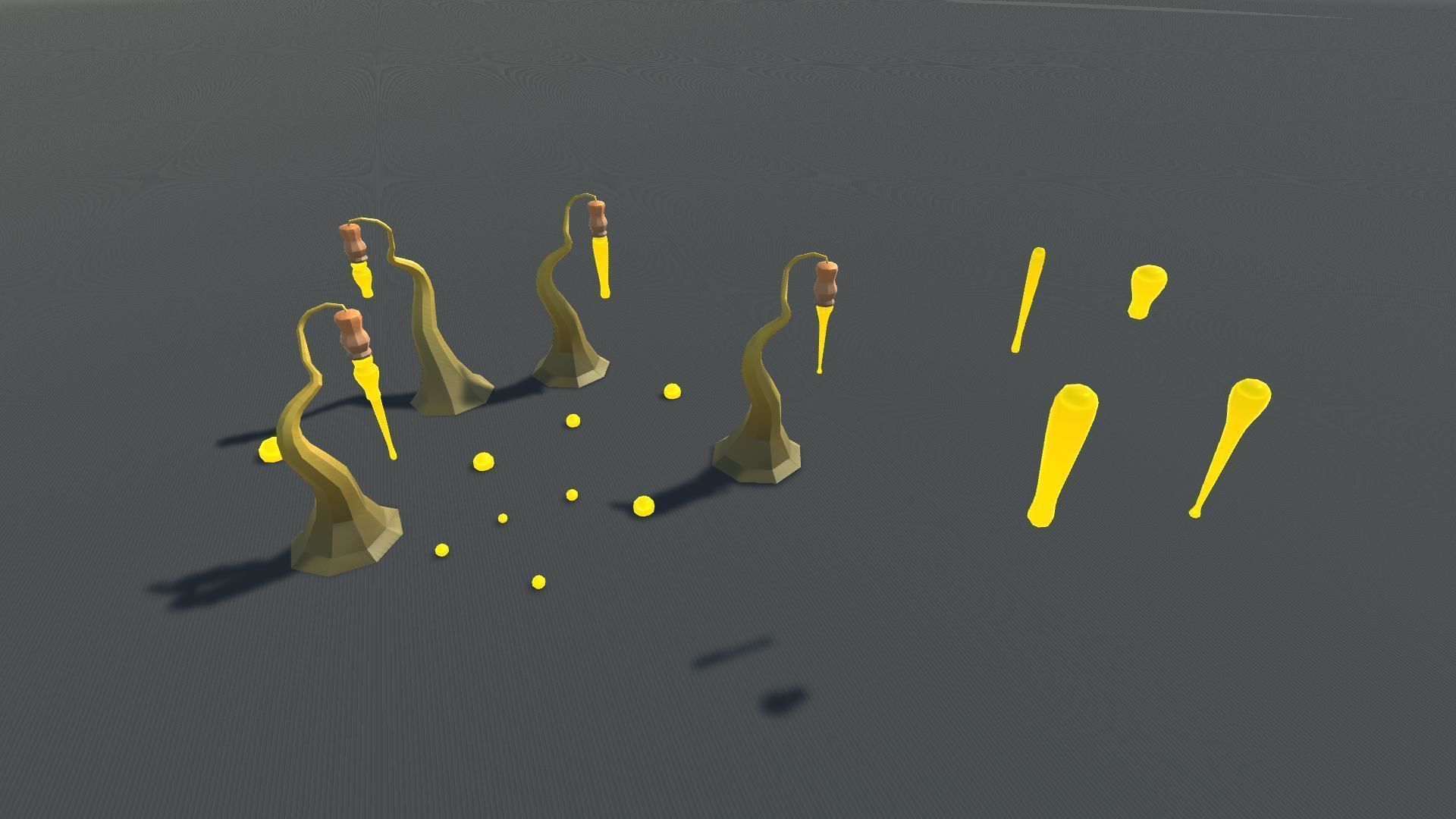 Free low poly lava Plants Free low-poly 3D model_5