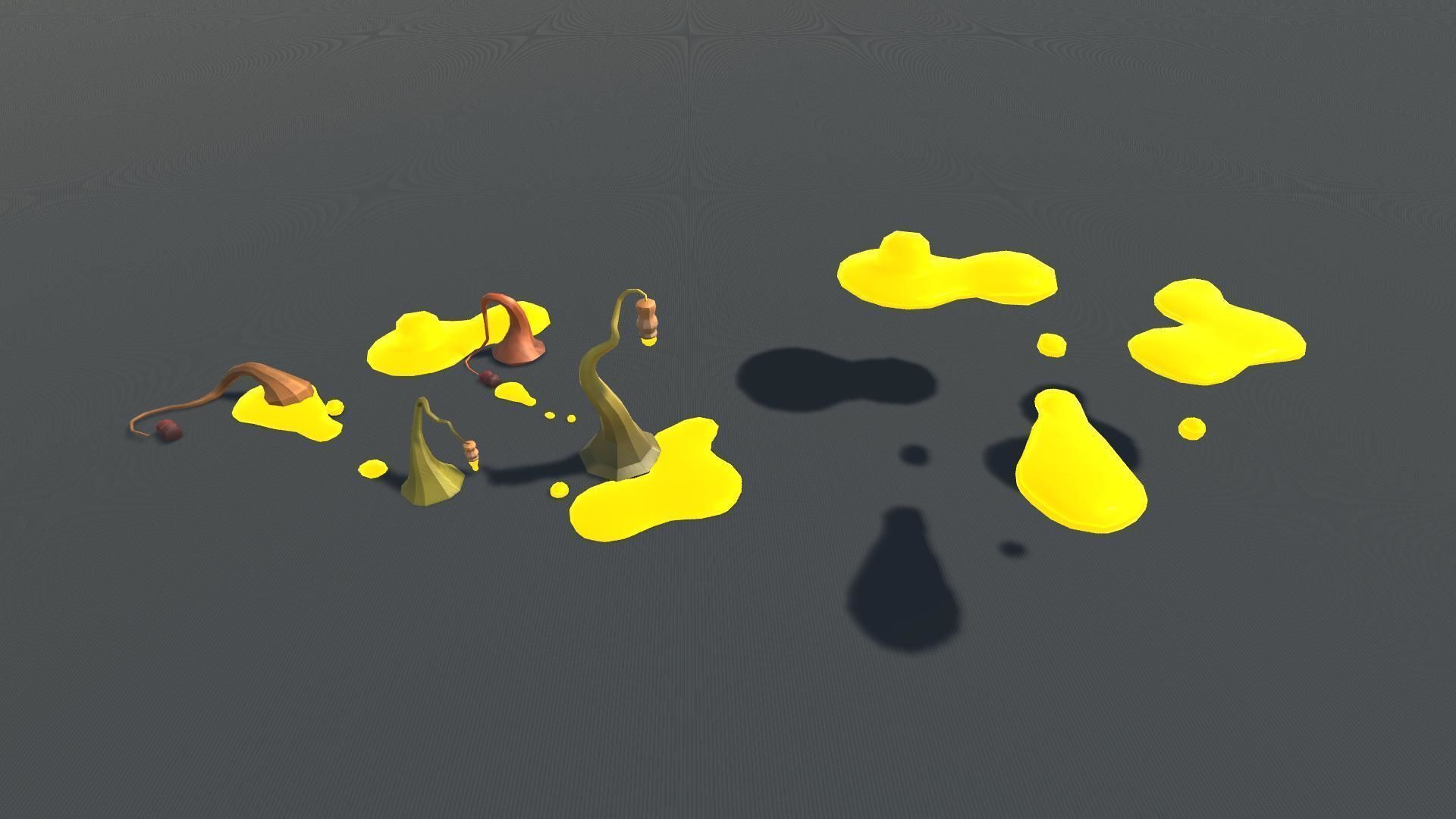 Free low poly lava Plants Free low-poly 3D model_6