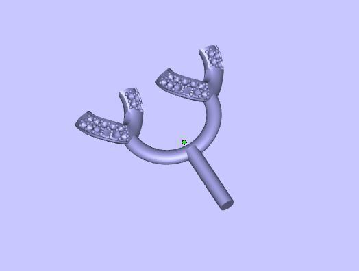 cuban chain bracelet chain necklace diamond cz STL  3D model_9