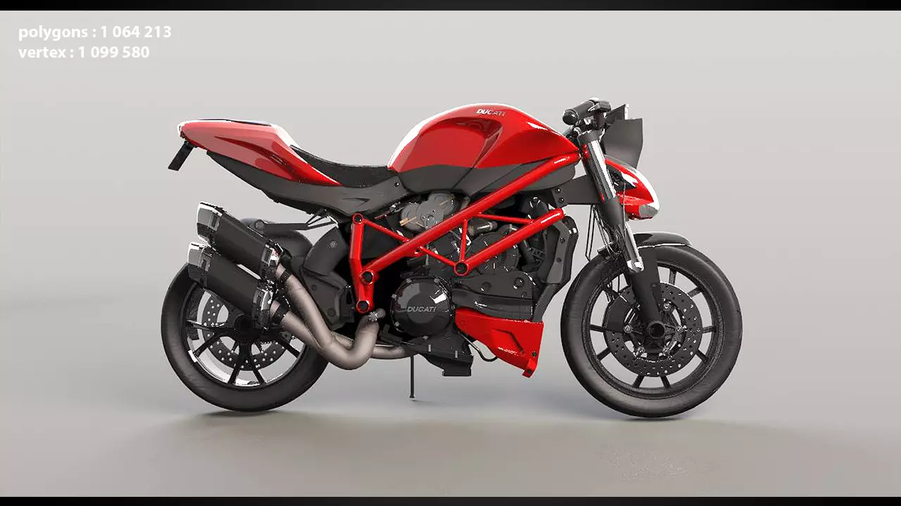 Ducati motorcycle 3D model
