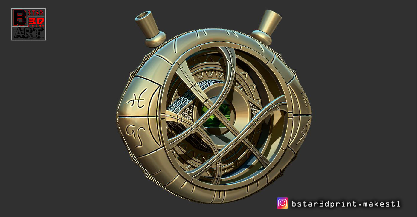 Eye Of Agamotto - TIME STONE - Doctor Strange -in MARVEL 3D print model_3