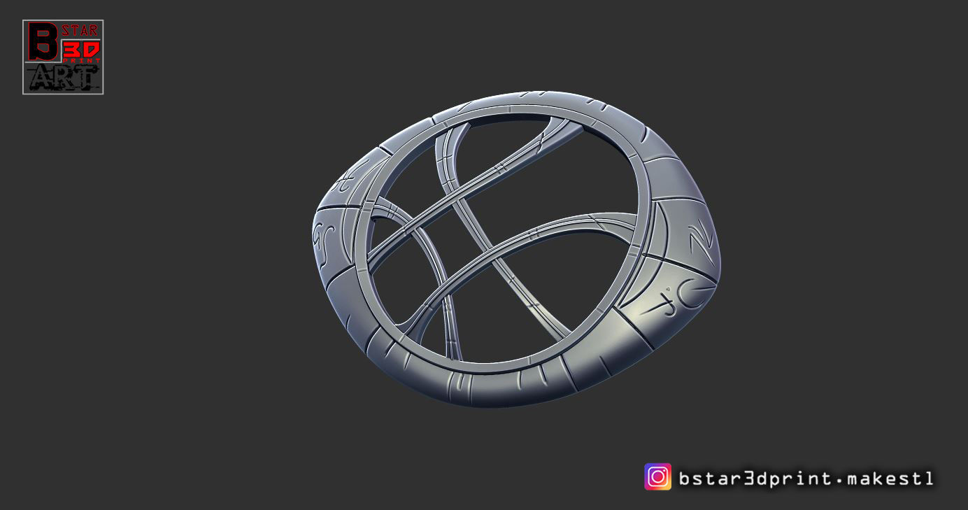 Eye Of Agamotto - TIME STONE - Doctor Strange -in MARVEL 3D print model_15
