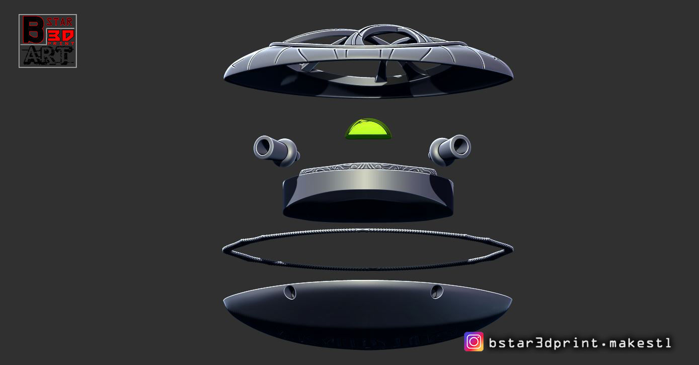 Eye Of Agamotto - TIME STONE - Doctor Strange -in MARVEL 3D print model_23