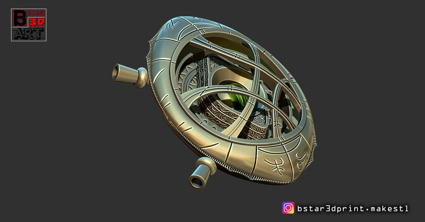 Eye Of Agamotto - TIME STONE - Doctor Strange -in MARVEL 3D print model_5