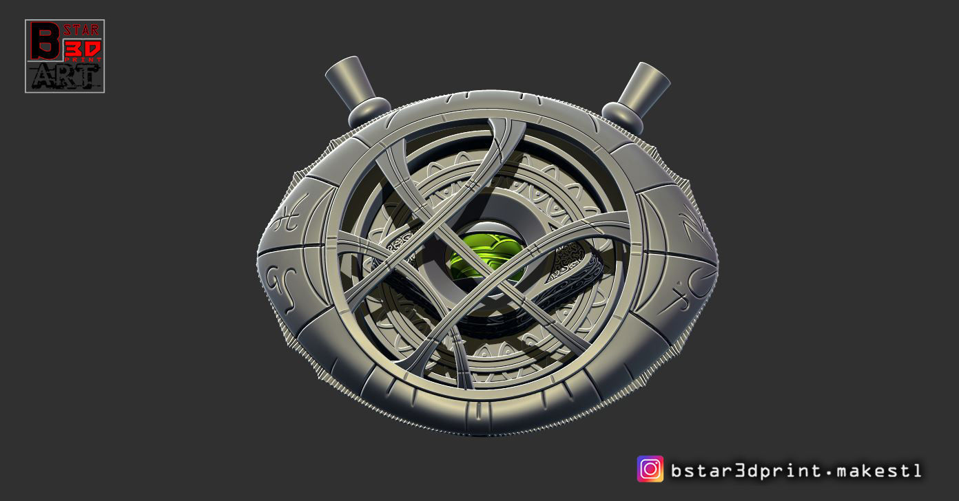Eye Of Agamotto - TIME STONE - Doctor Strange -in MARVEL 3D print model_9