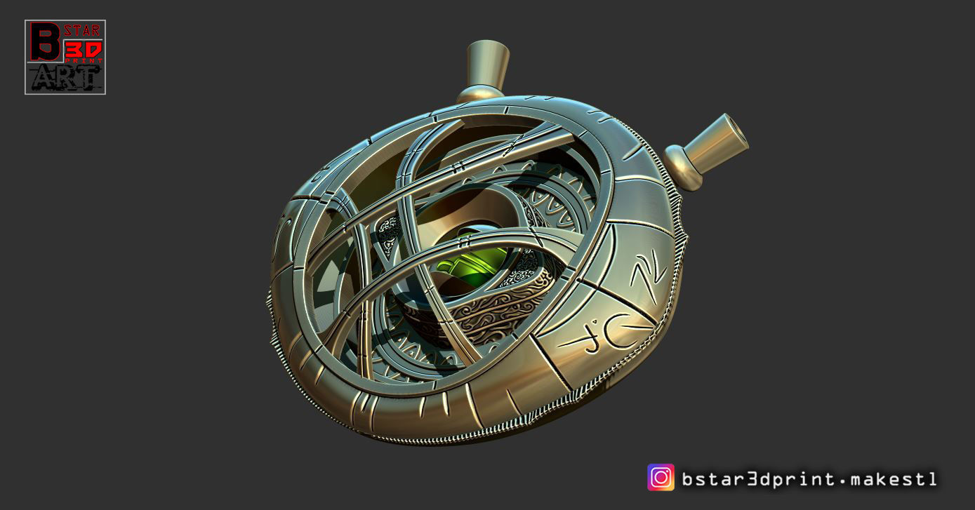 Eye Of Agamotto - TIME STONE - Doctor Strange -in MARVEL 3D print model_1
