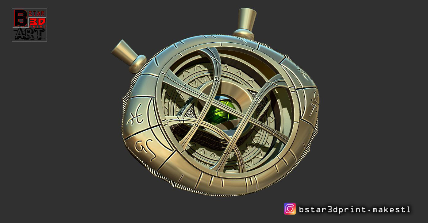 Eye Of Agamotto - TIME STONE - Doctor Strange -in MARVEL 3D print model_7