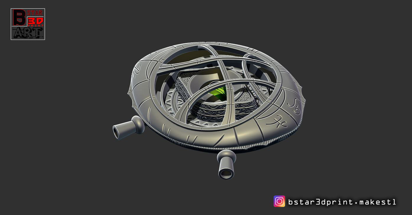 Eye Of Agamotto - TIME STONE - Doctor Strange -in MARVEL 3D print model_12