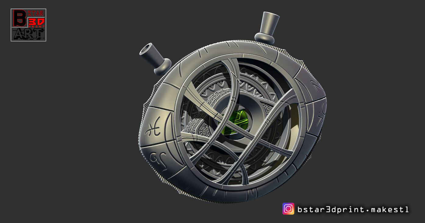 Eye Of Agamotto - TIME STONE - Doctor Strange -in MARVEL 3D print model_10