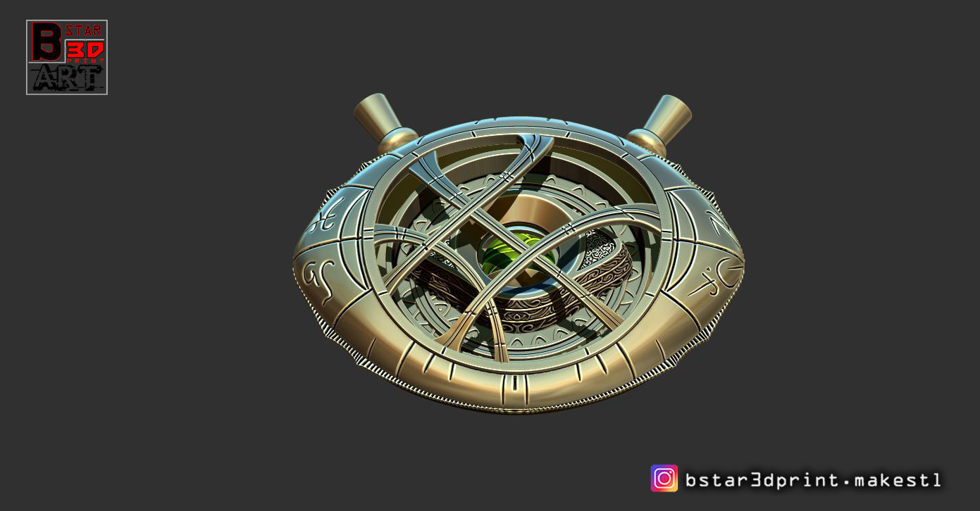 Eye Of Agamotto - TIME STONE - Doctor Strange -in MARVEL 3D print model_6