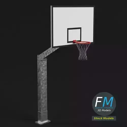 Basketball hoop 3D model
