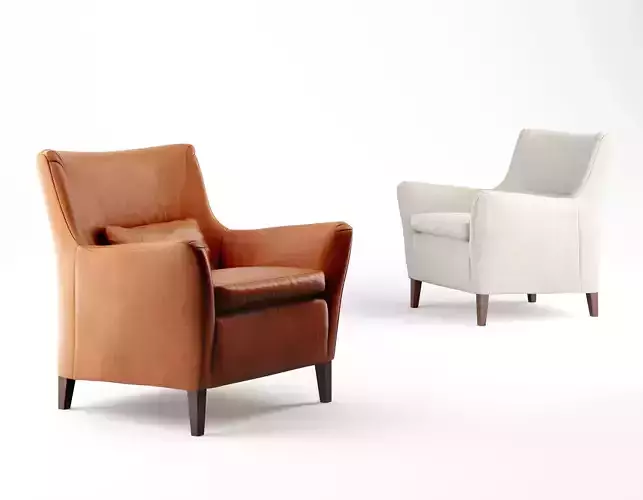 Pinch Brody Low back armchair 3D model