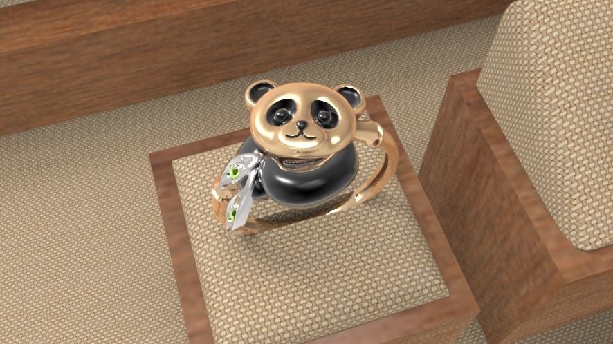 Baby panda collection 3D print model_9