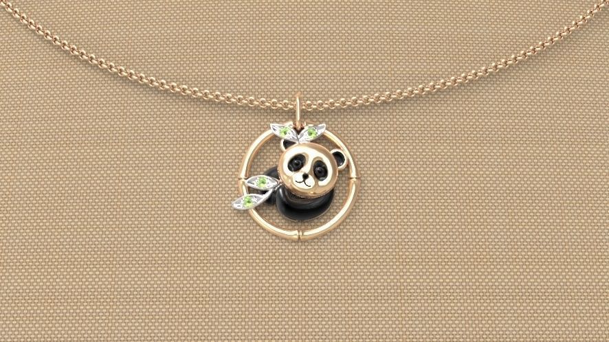 Baby panda collection 3D print model_10