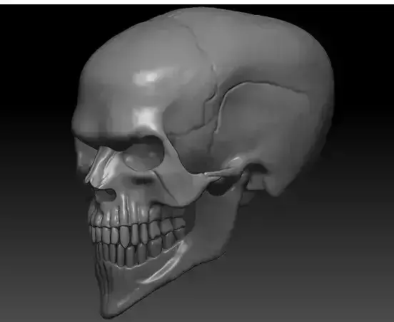 Evil Skull 3D Print 