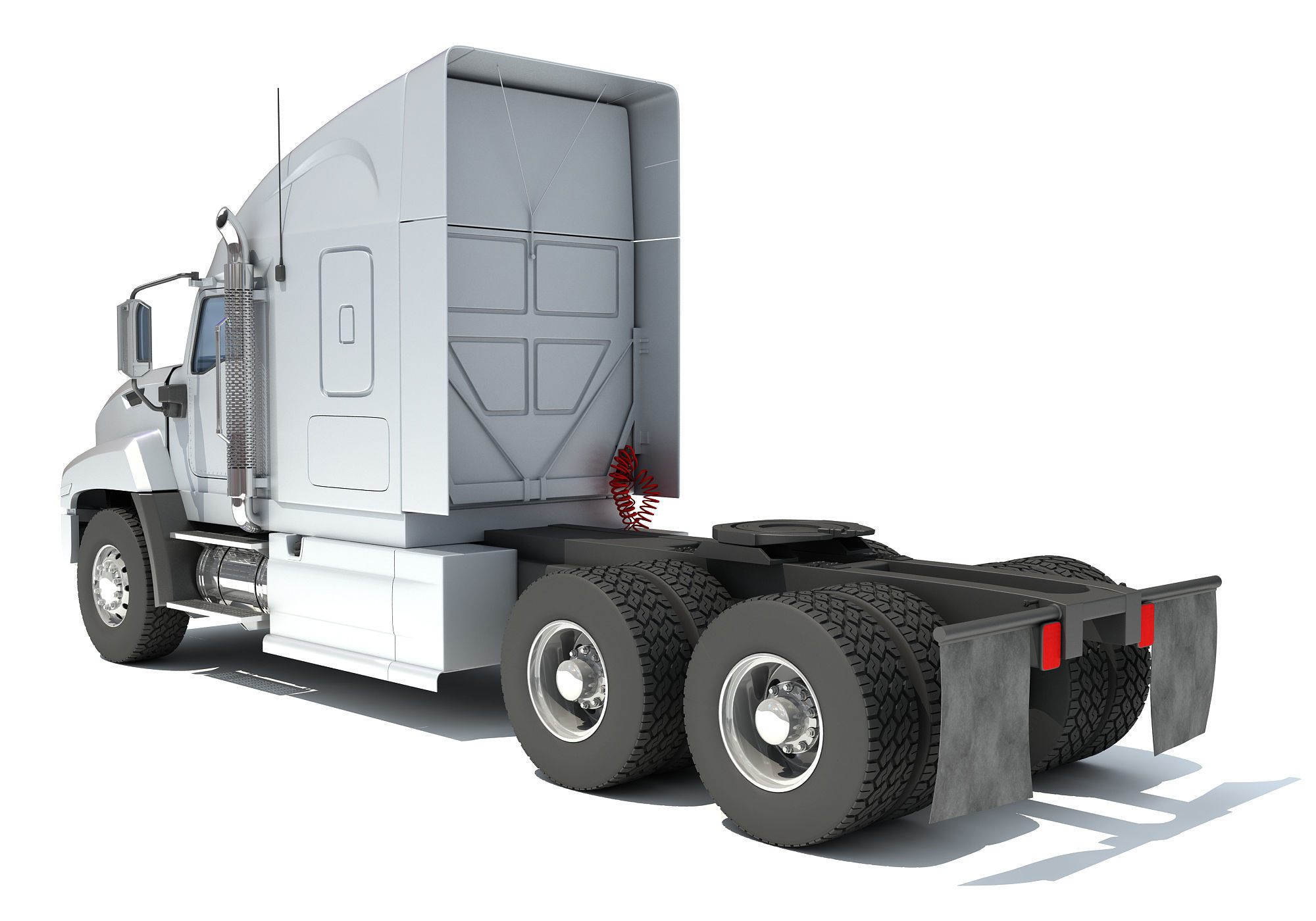 Bottom Dump Truck 3D model_9