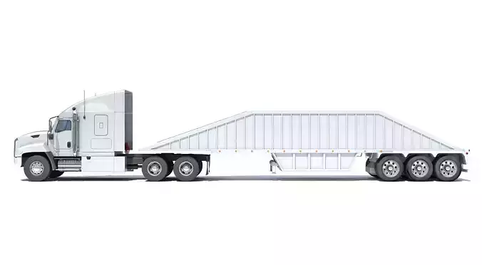 Bottom Dump Truck 3D model