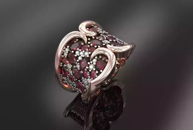 Women Ring With Gems