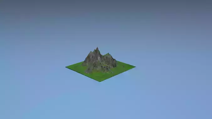 Mountain on sky