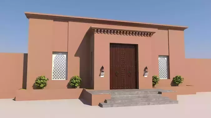 Traditional Moroccan Door Marrakech City 