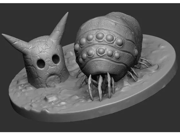 Ohmu Scene and Lone 3D Print Concept 3D print model_0