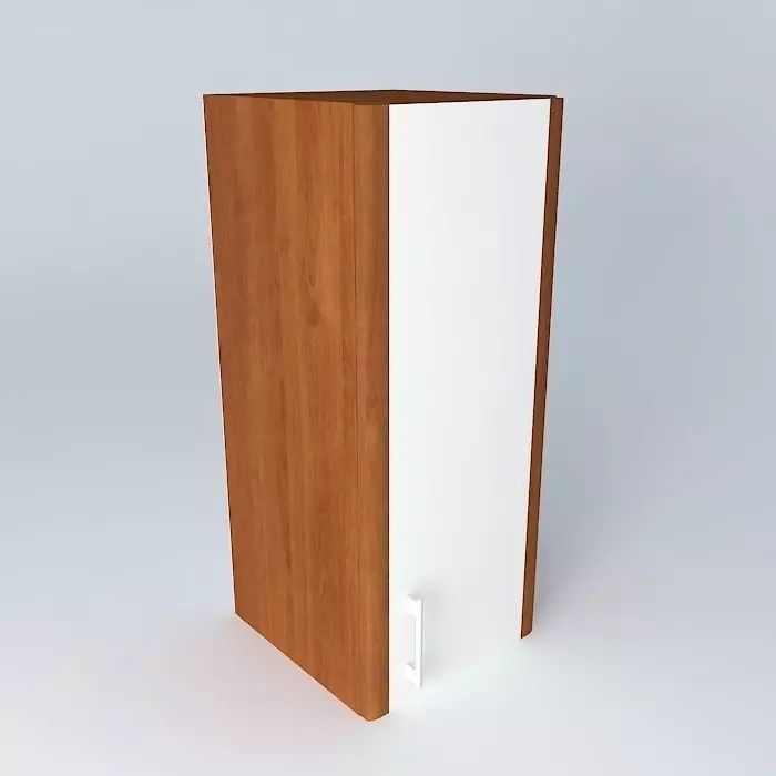 Cabinets wooden cabinet with door Free 3D model