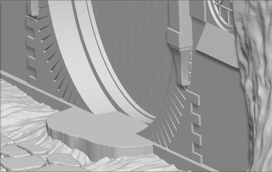 Bag End Shire Lord of the Rings 3D printing ready stl obj 3D print model_28