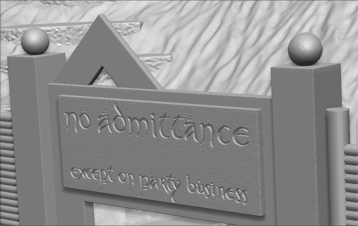 Bag End Shire Lord of the Rings 3D printing ready stl obj 3D print model_36