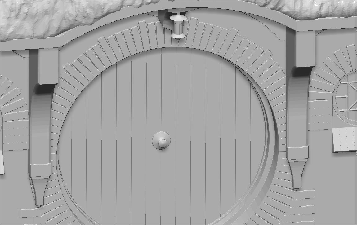 Bag End Shire Lord of the Rings 3D printing ready stl obj 3D print model_20