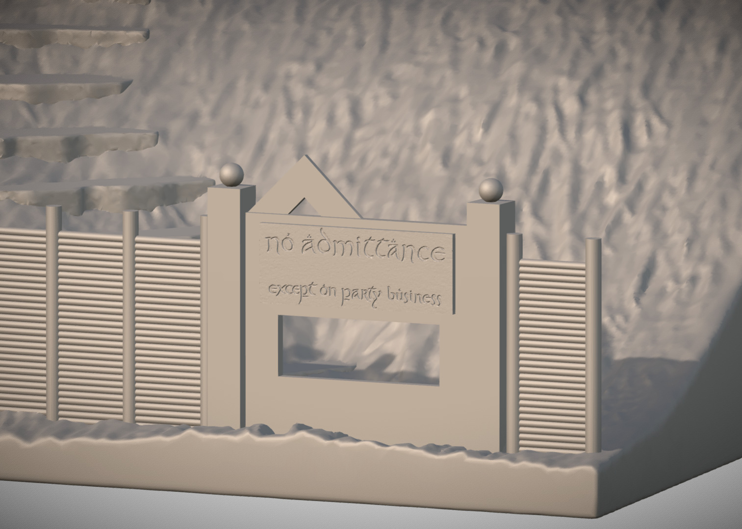 Bag End Shire Lord of the Rings 3D printing ready stl obj 3D print model_7