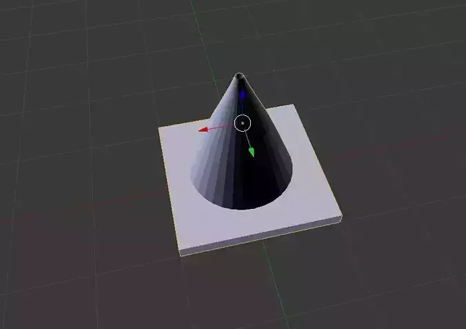 traffic cone construction cone low poly