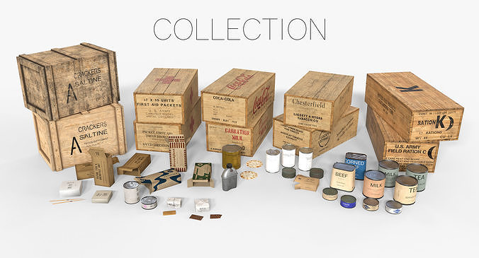 WWII Combat Rations Collection 