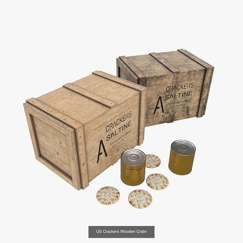 WWII Combat Rations Collection 3D Model Pack 3