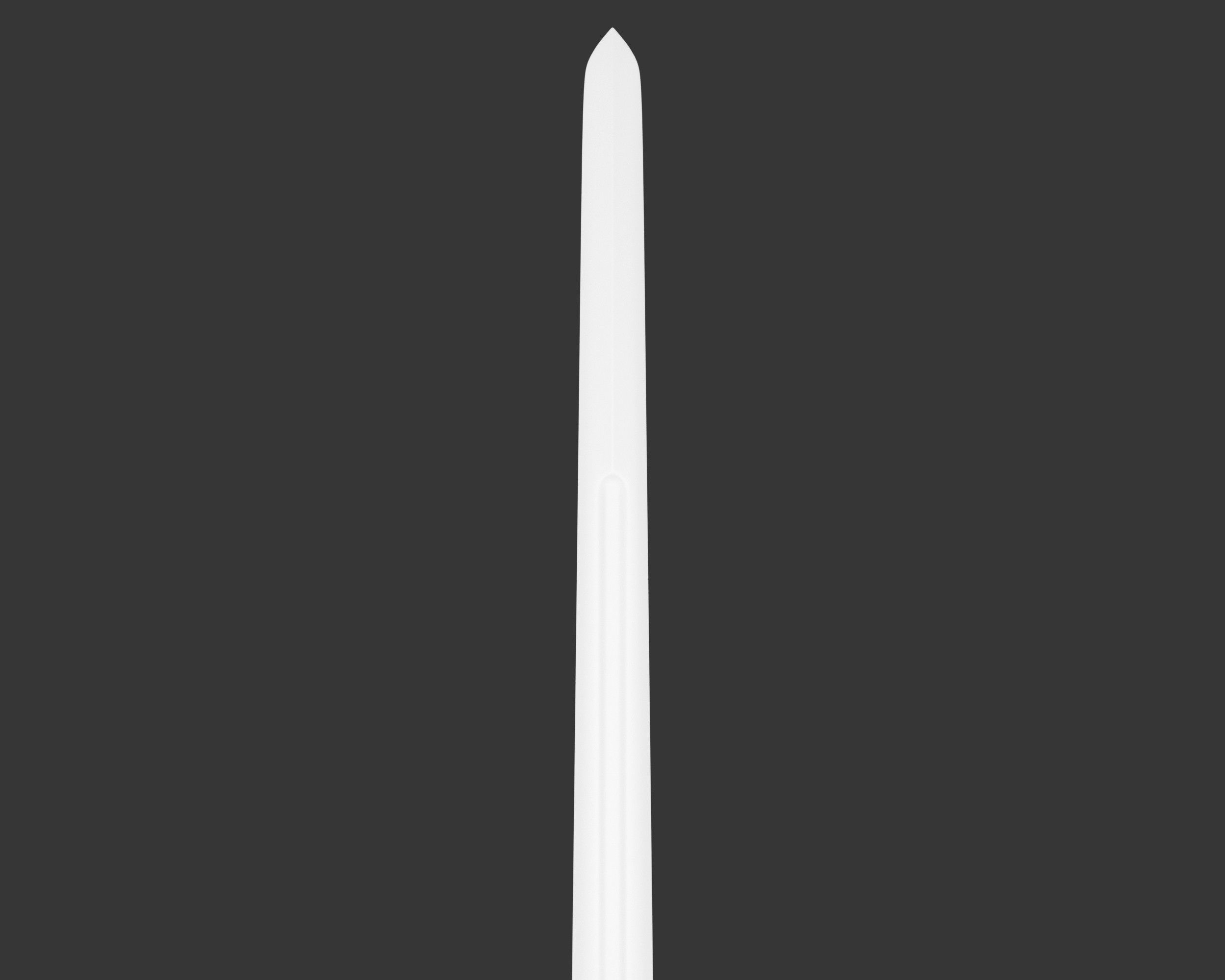 Medieval Knightly Weapon Long Sword Low-poly 3D model_10