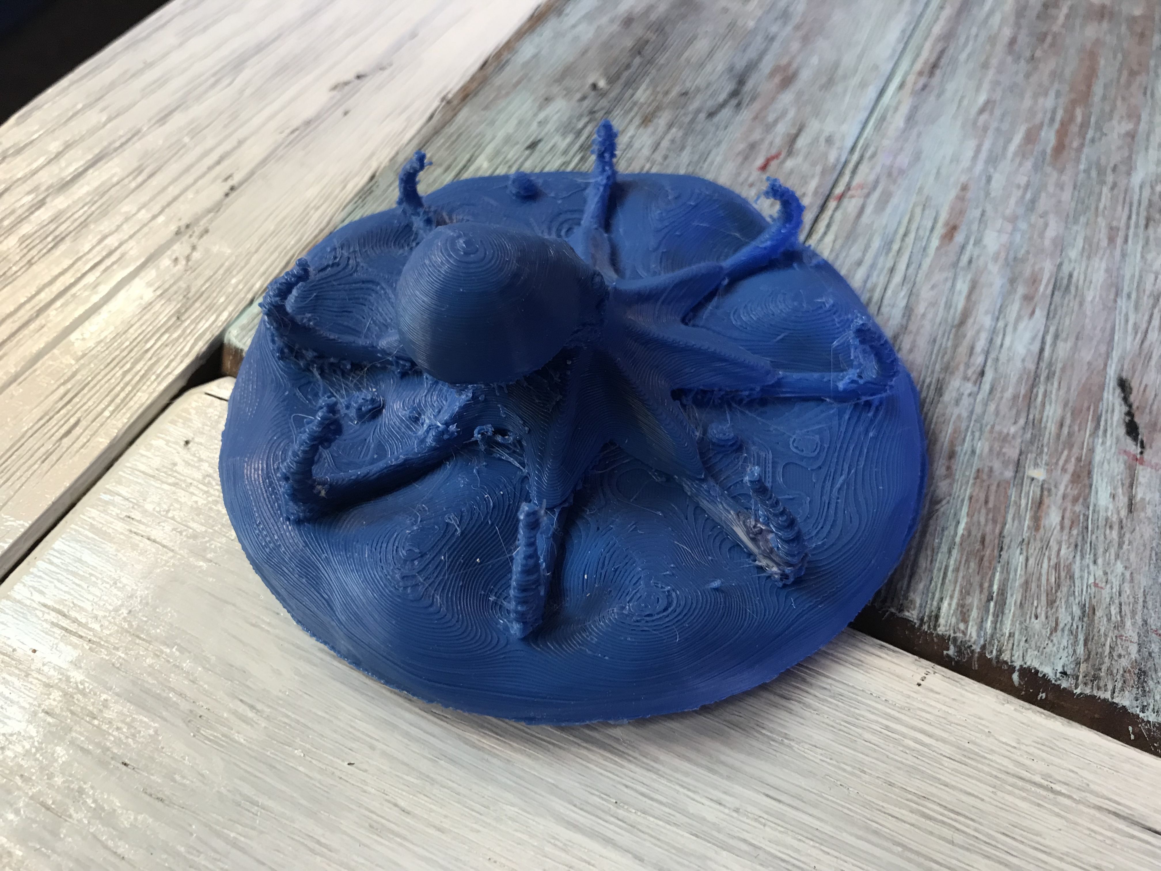 Red Octopus Figurine 3D print model_25