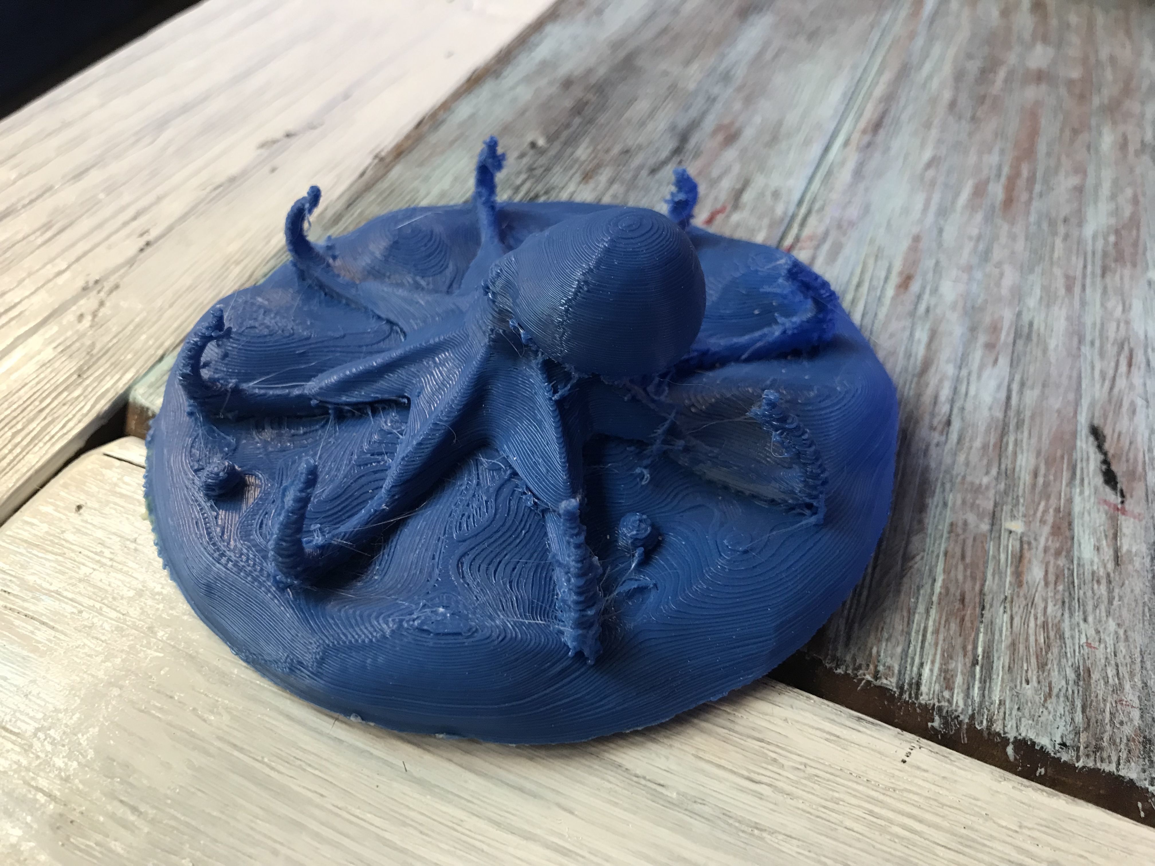 Red Octopus Figurine 3D print model_28