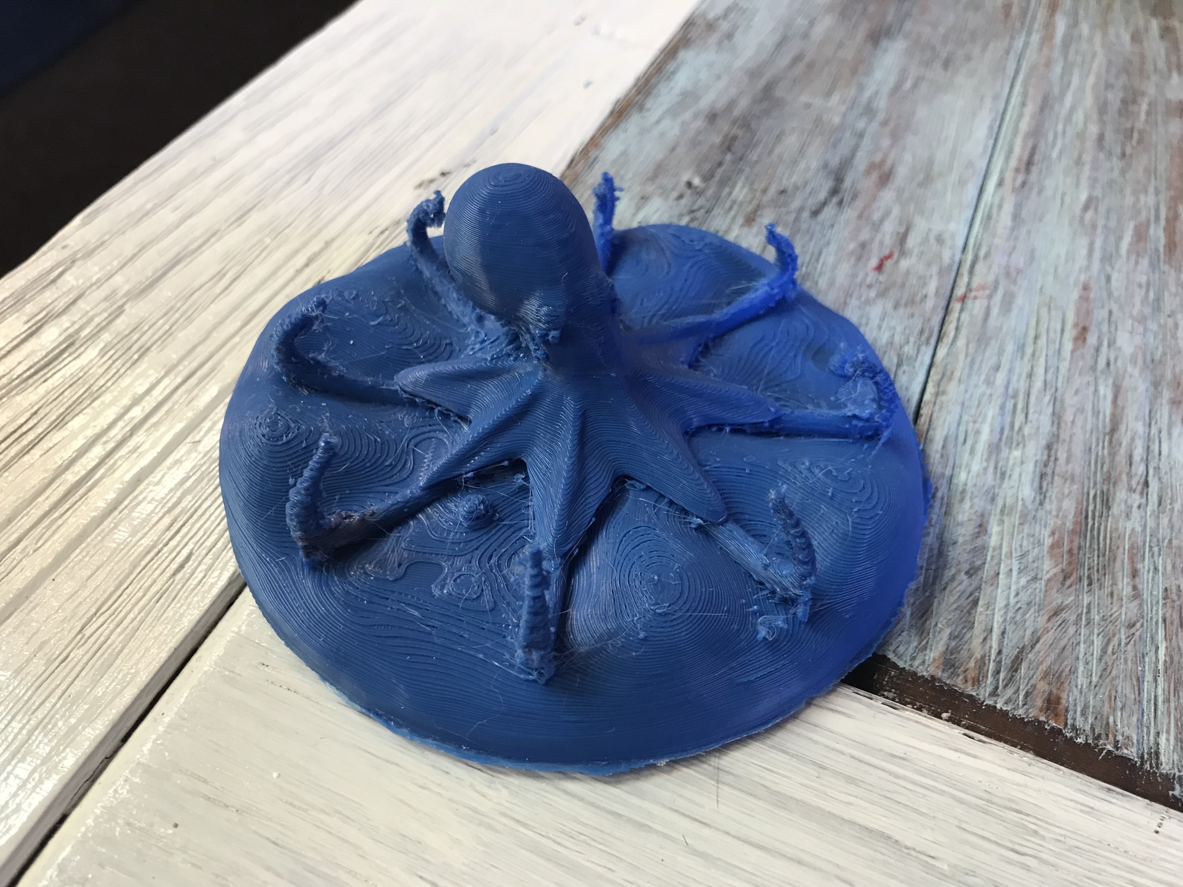 Red Octopus Figurine 3D print model_23