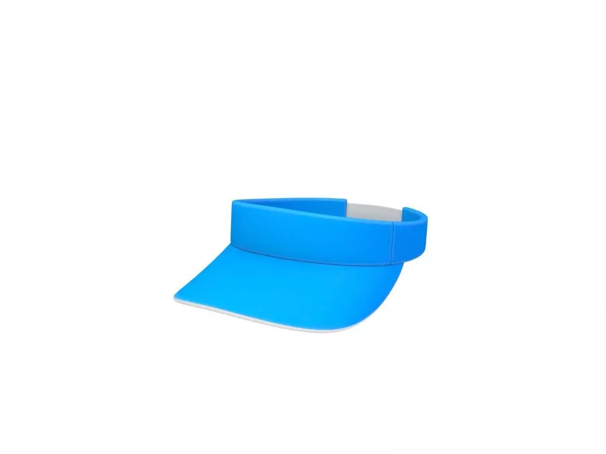 Visor Cap Low-poly 3D model