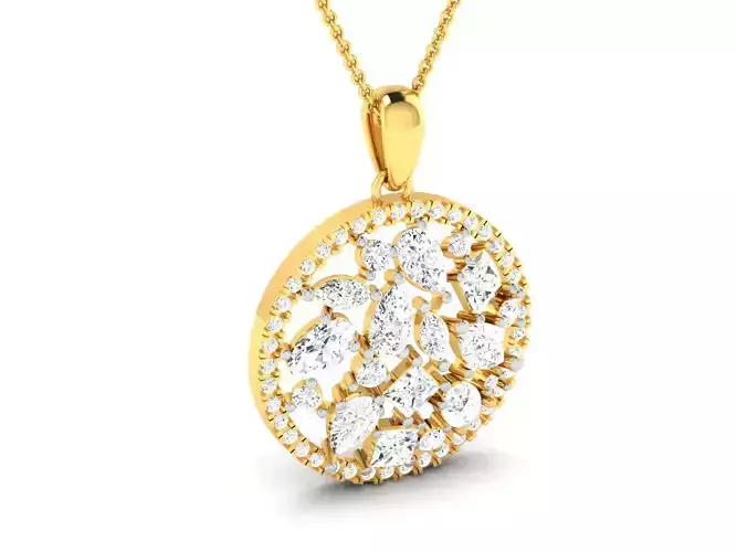 Women galaxy pendant 3dm stl render detail 3D print model