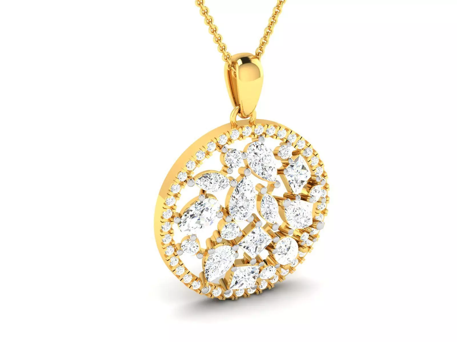 Women galaxy pendant 3dm stl render detail 3D print model 3D print model_0