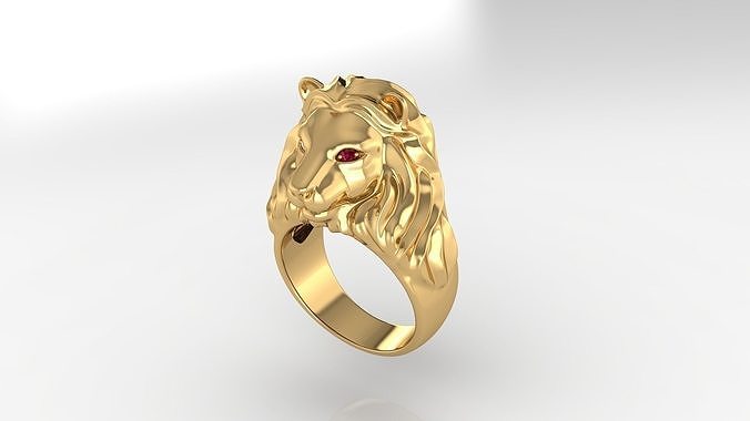 LION RINGS 3D print model