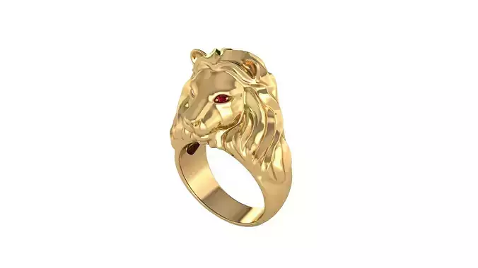 LION RINGS 3D print model