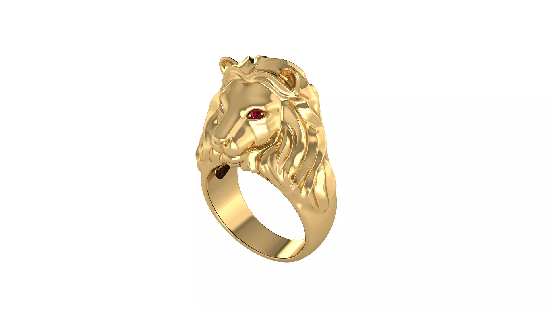 LION RINGS 3D print model_0