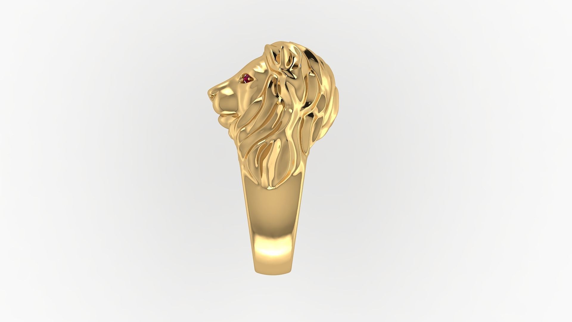 LION RINGS 3D print model_1
