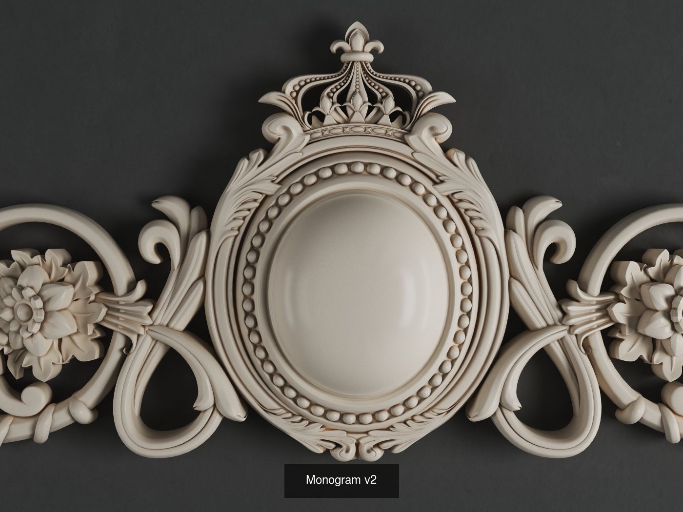 Ornament Decor Set 3D Model Collection_1