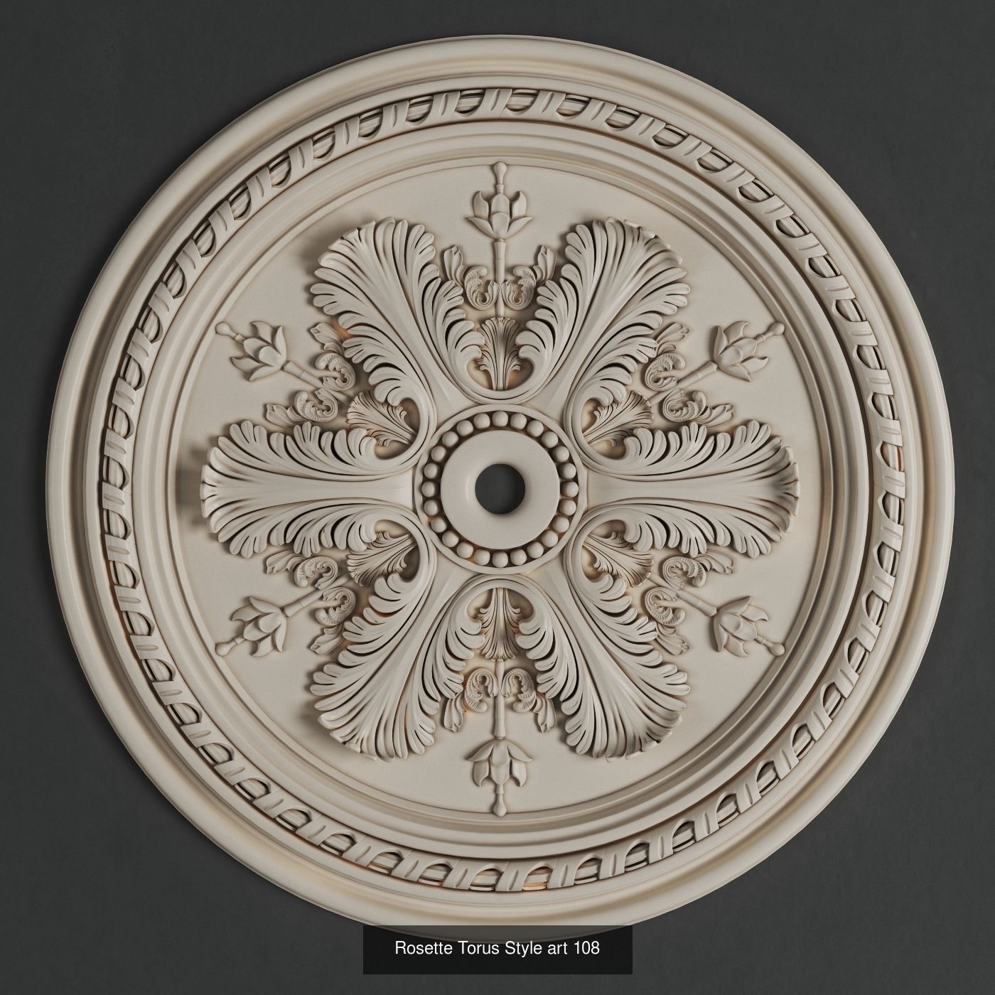 Ornament Decor Set 3D Model Collection_2