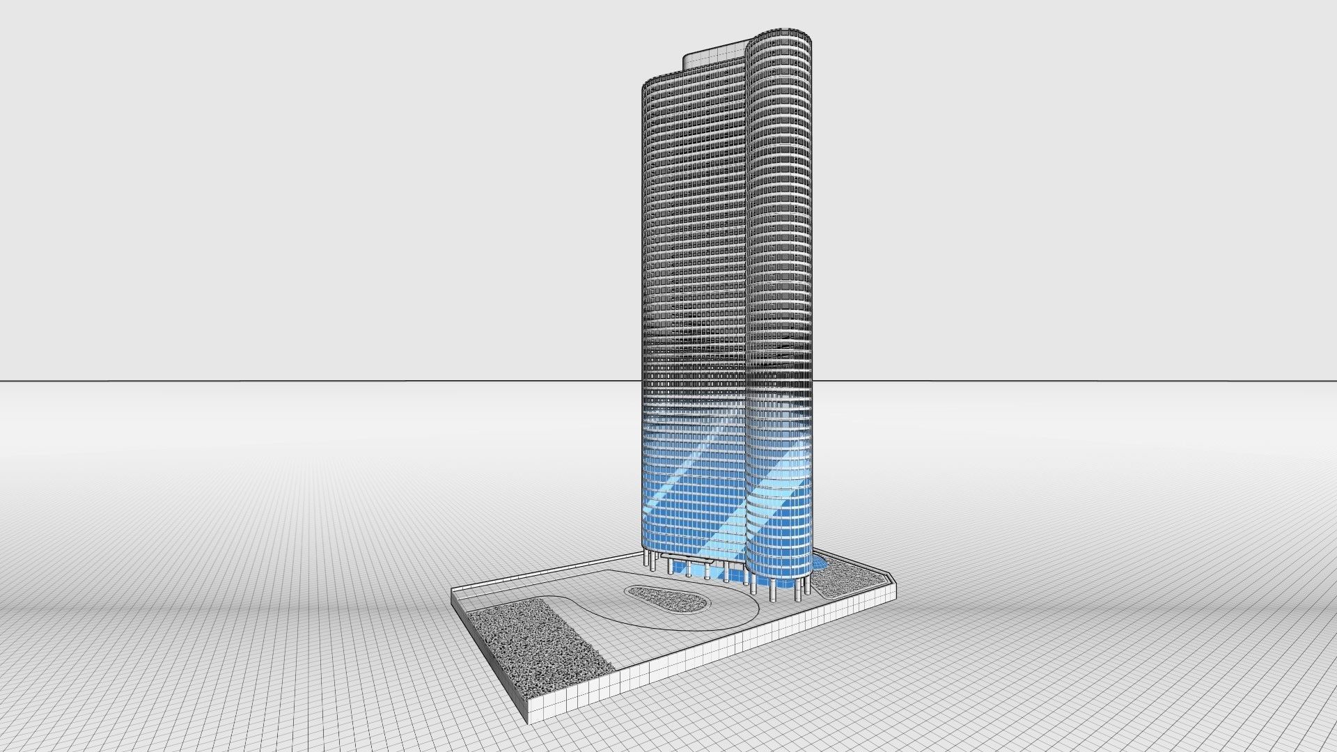 Harbor Point Building Chicago 3D model_3